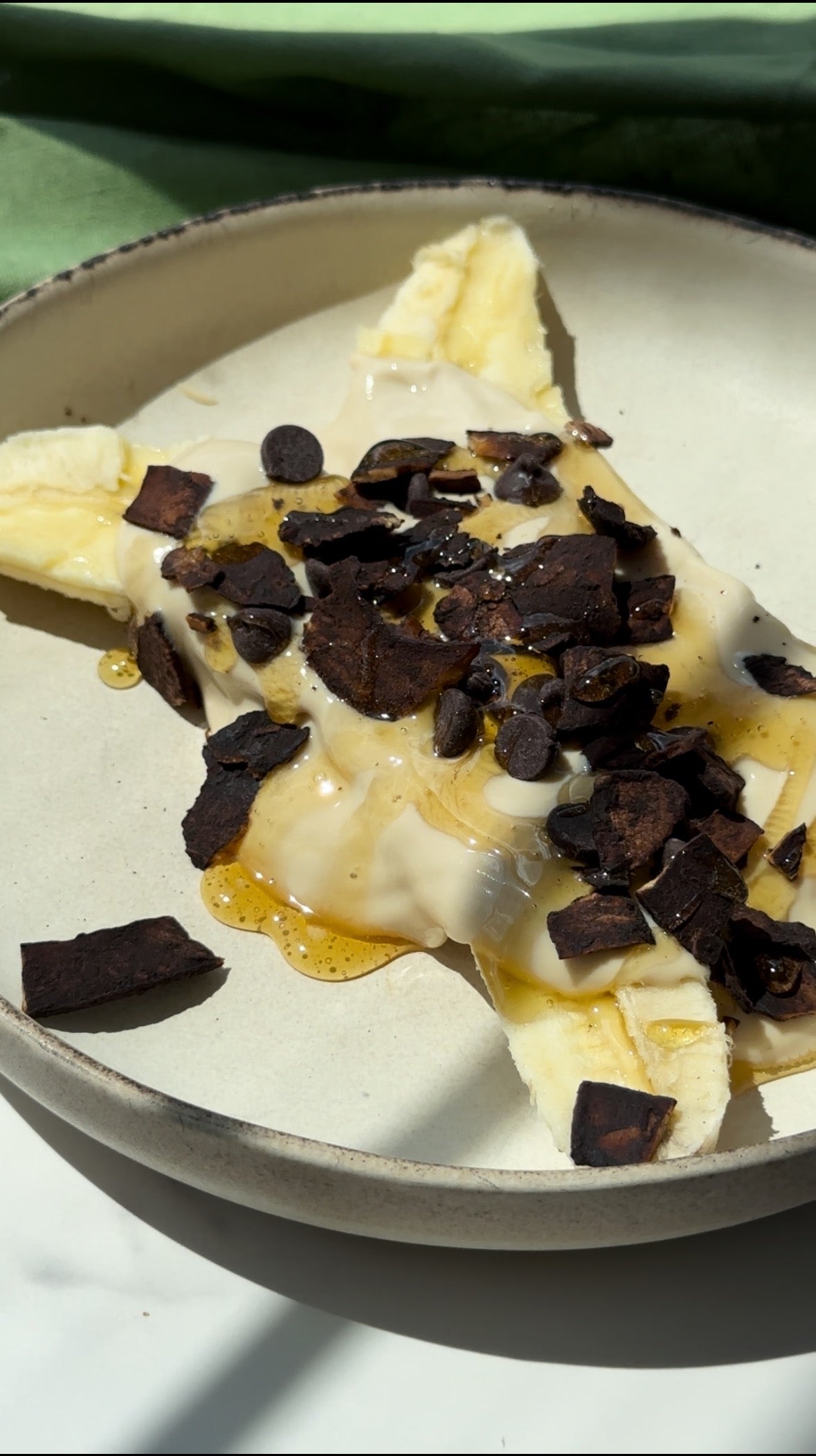 High Protein Banana Split