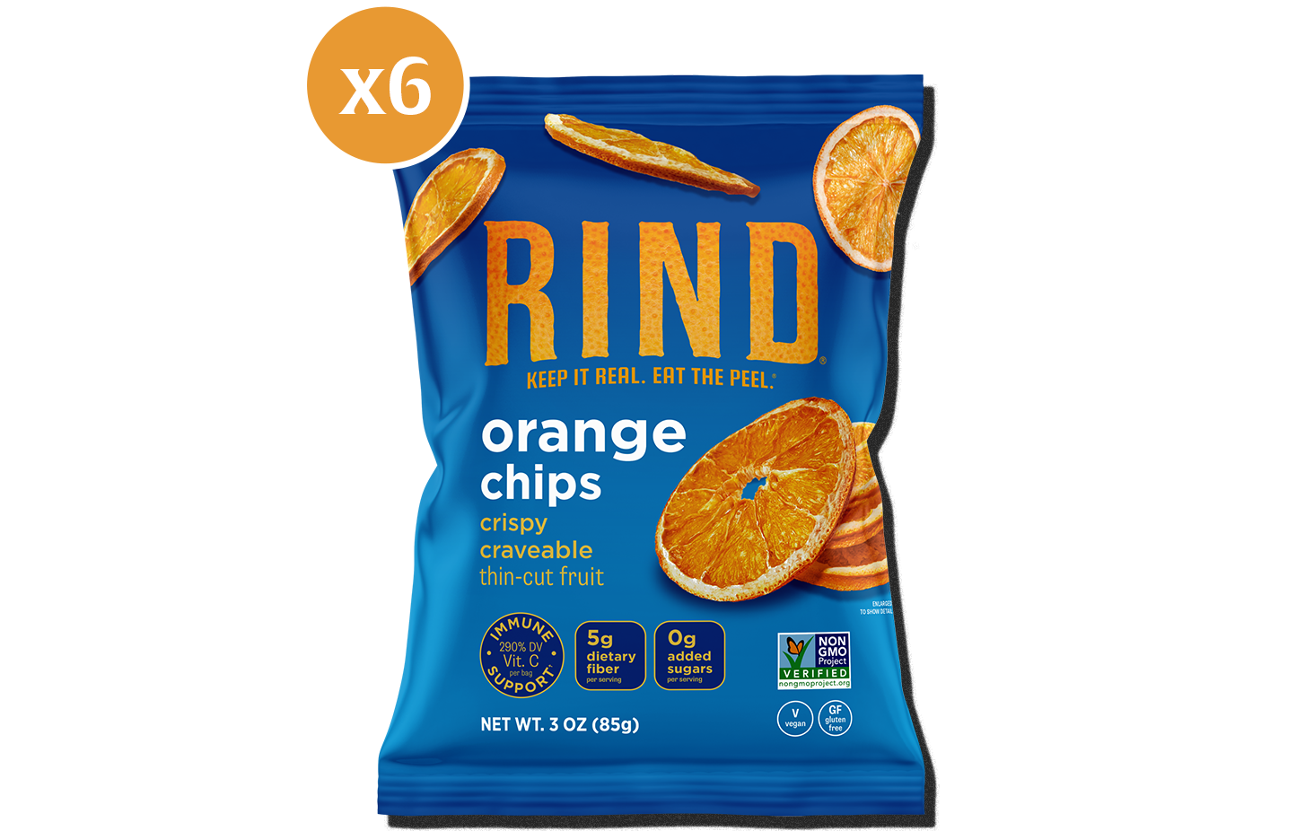 Lot De Chips Orange En Tube Pack